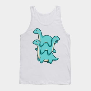 Dino tower, long neck, Dinosaurus. Tank Top